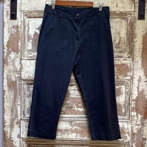 White Stag Black Capri Pants, Size 8